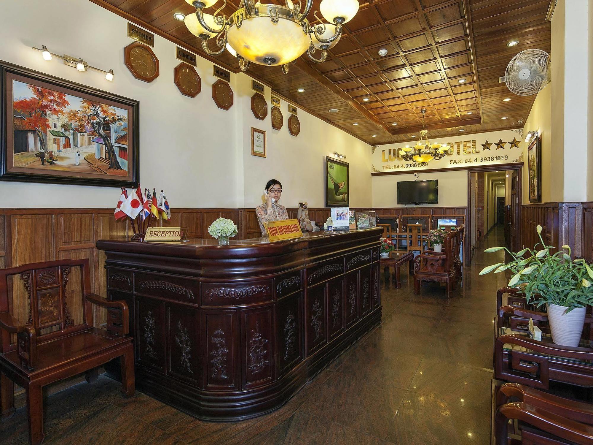 Lucky 3 Hotel & Travel Hanoi Exterior photo